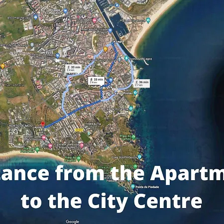 Sea View Apartment, Near Porto De Mos In Lagos! * Lagos